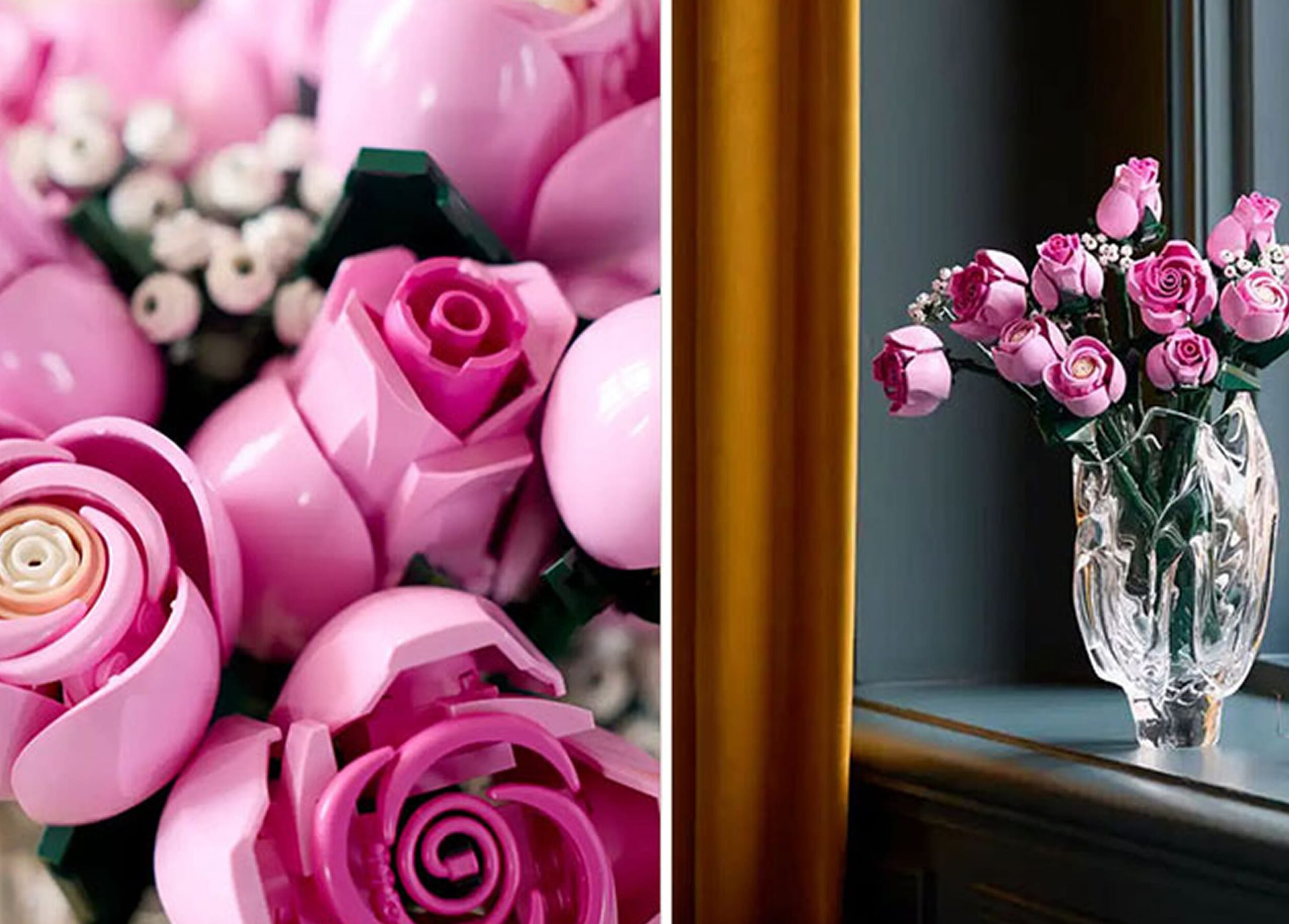 Lego ružičaste ruže najnoviji su član floralne obitelji