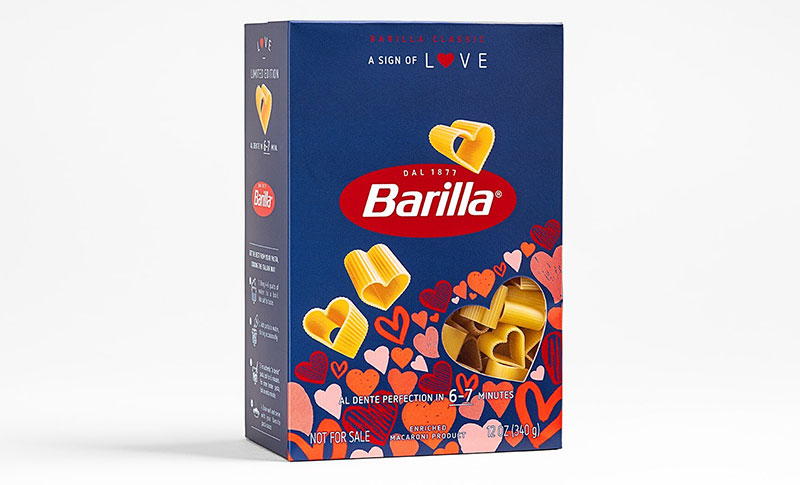 Barilla tjestenina u obliku srca