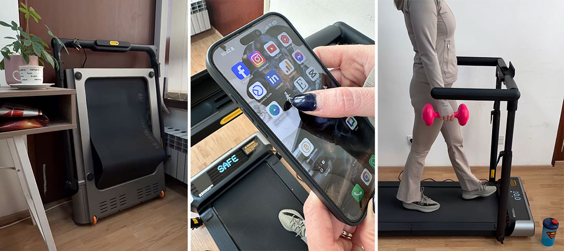 Od sada vježbamo kod kuće! Isprobali smo novu, najpraktičniju traku za hodanje i trčanje