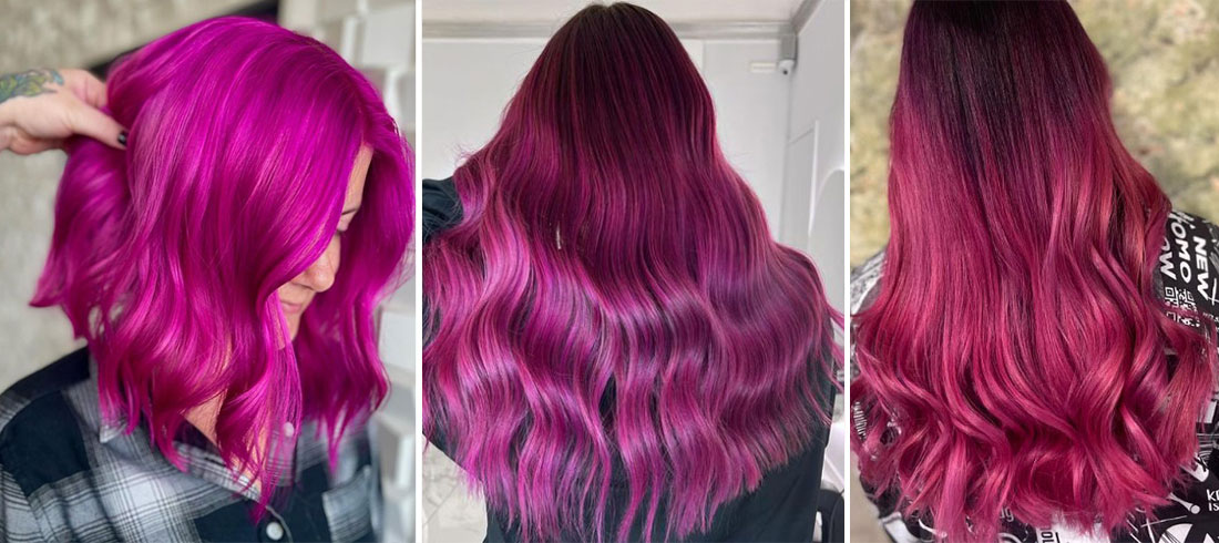Viva Magenta – hit boja kose za početak 2025. godine!