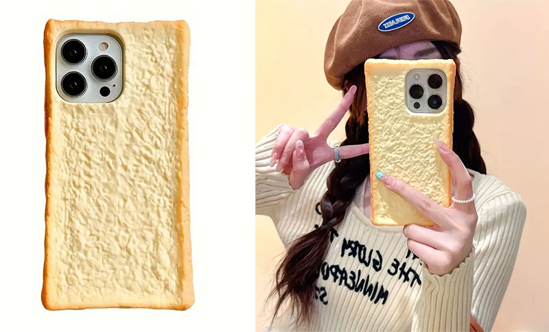 Maskica za mobitel u obliku tosta