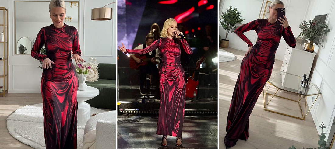 Matea Miljan oduševila pratitelje novim modnim adutom – Haljinom “mokrog izgleda” koju je nosila i Rozga