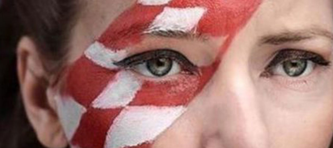 Navijački make up – Donosimo jednostavan tutorial uoči polufinala!