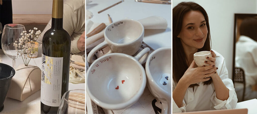 Uronite u svijet keramike uz Clay&Wine heskxastudio radionice