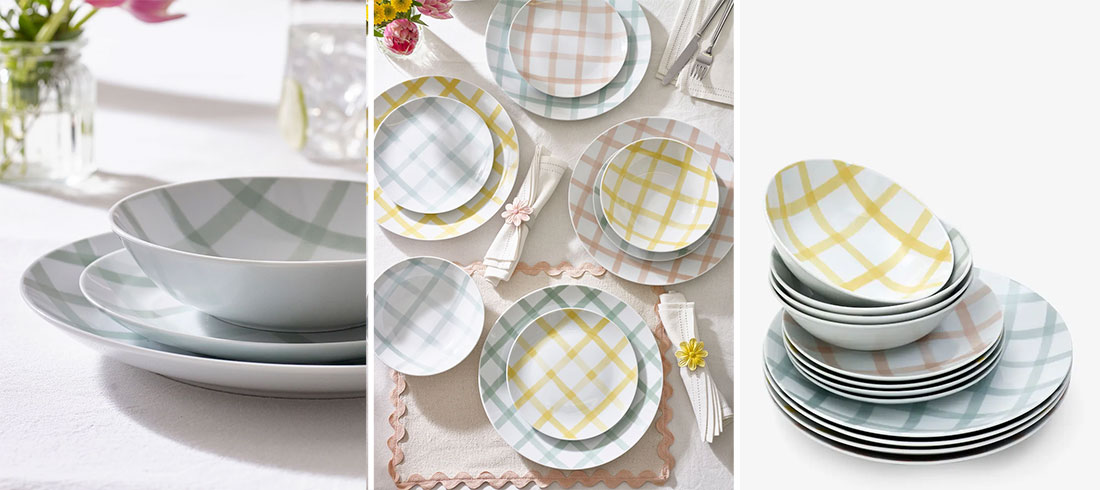 Presladak nam je ovaj pastelni set u kariranom uzorku