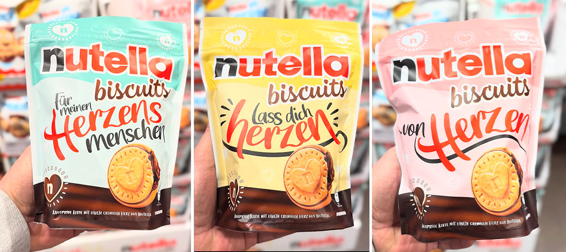 Nutella keksići stižu u limitiranom izdanju za Valentinovo!