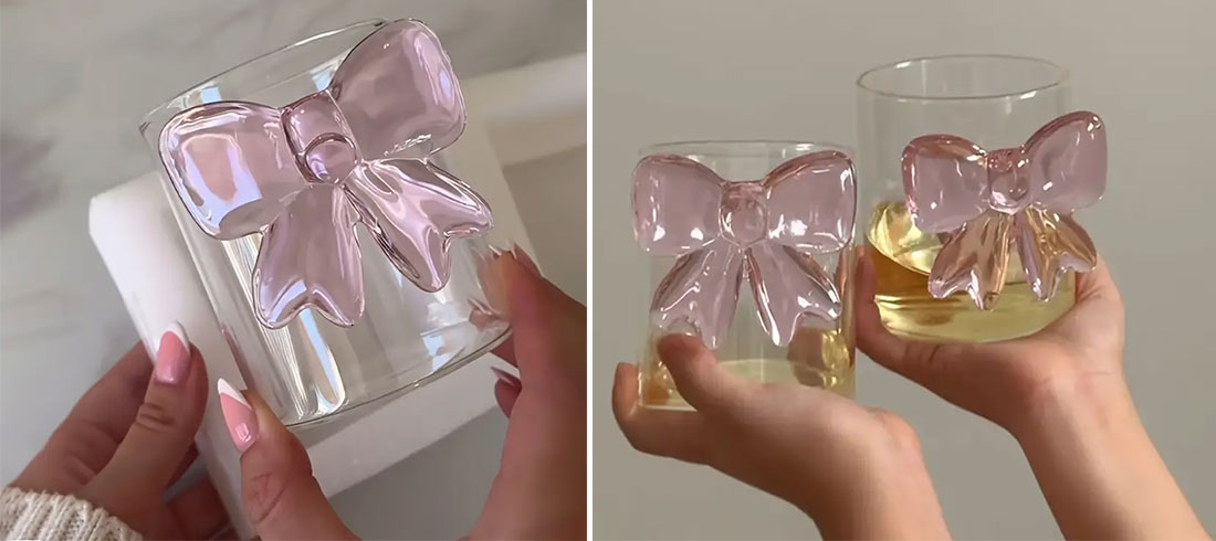 Pronašli smo predivne čaše s ružičastom mašnom