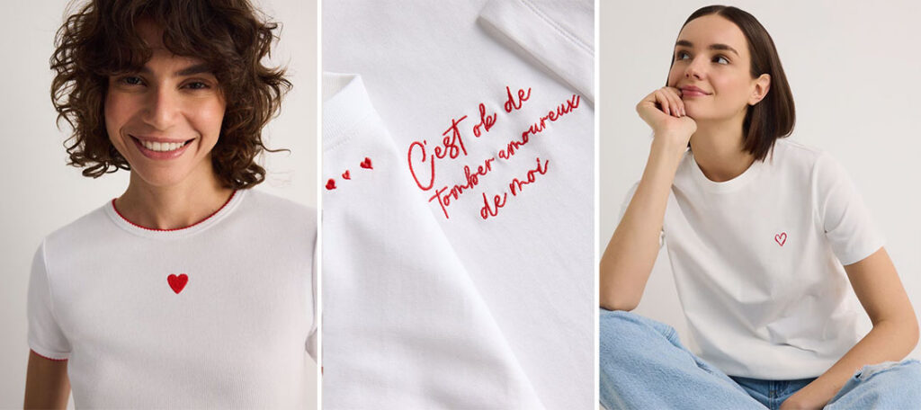 Bijela majica – proljetni klasik u valentinovskom štihu!
