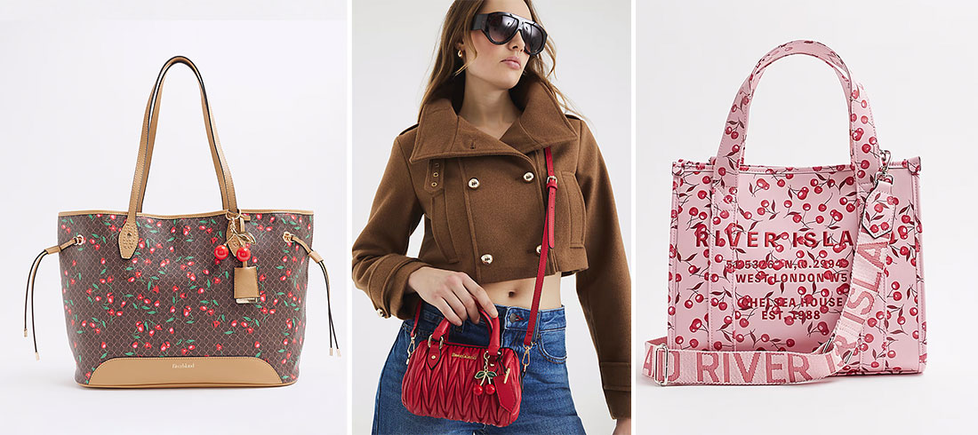 River Island torbice s trešnjama: Neodoljiv modni dodatak koji doziva proljeće!